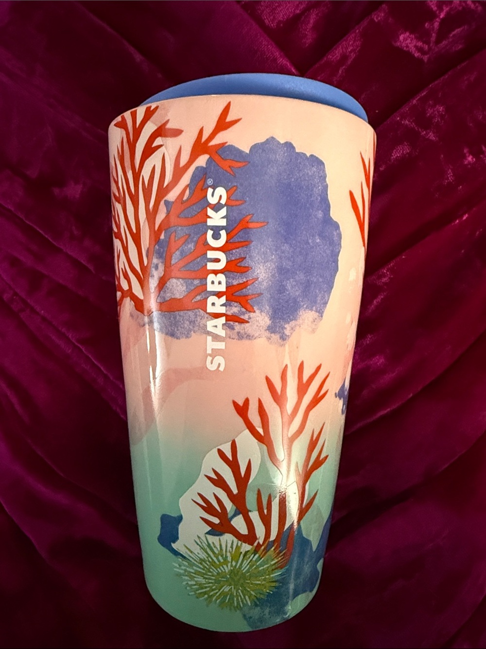 Starbucks Under the Sea Ceramic Travel Tumbler